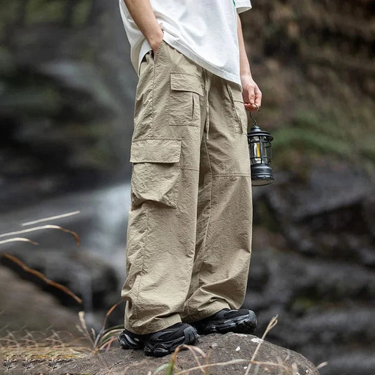 Y2K Uni Baggy Cargo Pants – Vintage 2000s Utility Streetwear